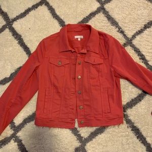 Loft cotton coral jacket